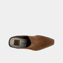 DOLCEVITA KATE HEELS DK BROWN SUEDE