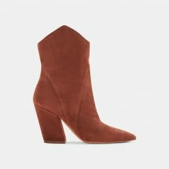 DOLCEVITA NESTLY BOOTIES BRANDY SUEDE