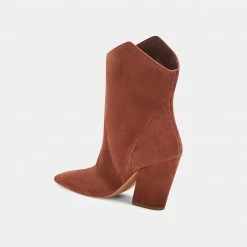 DOLCEVITA NESTLY BOOTIES BRANDY SUEDE