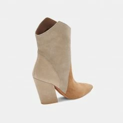 Recurate NESTLY BOOTIES TAUPE MULTI SUEDE Re:vita