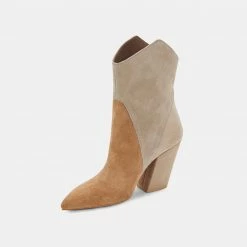 DOLCEVITA NESTLY BOOTIES TAUPE MULTI SUEDE