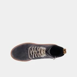 Recurate AVENA BOOTS ANTHRACITE SUEDE Re:vita