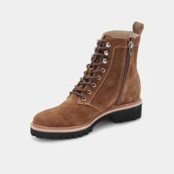 Recurate AVENA BOOTS DK BROWN SUEDE Re:vita