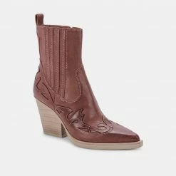 DOLCEVITA BEAUX BOOTS ROSE LEATHER BOOTIES