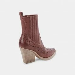 DOLCEVITA BEAUX BOOTS ROSE LEATHER BOOTIES