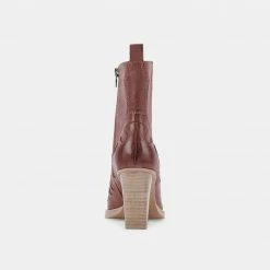 DOLCEVITA BEAUX BOOTS ROSE LEATHER BOOTIES