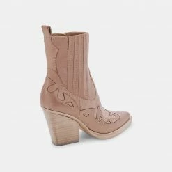 DOLCEVITA BEAUX BOOTS TAUPE LEATHER BOOTIES