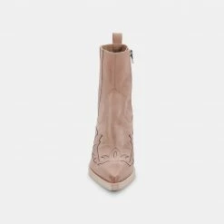 DOLCEVITA BEAUX BOOTS TAUPE LEATHER BOOTIES