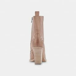 DOLCEVITA BEAUX BOOTS TAUPE LEATHER BOOTIES