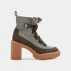 Recurate CELIDA BOOTS OLIVE MULTI NYLON Re:vita RESALE