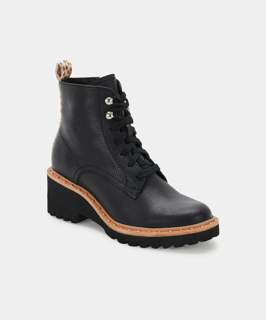 DOLCEVITA HINTO BOOTS BLACK LEATHER