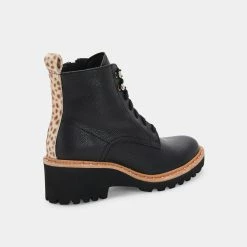 DOLCEVITA HINTO BOOTS BLACK LEATHER