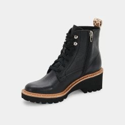 DOLCEVITA HINTO BOOTS BLACK LEATHER