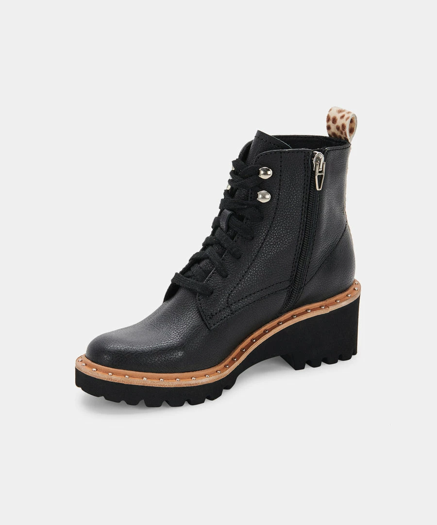 DOLCEVITA HINTO BOOTS BLACK LEATHER