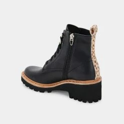 DOLCEVITA HINTO BOOTS BLACK LEATHER