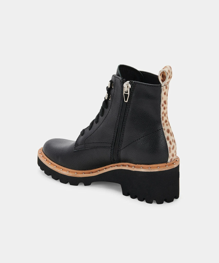 DOLCEVITA HINTO BOOTS BLACK LEATHER