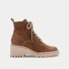 Recurate HINTO BOOTS DK BROWN SUEDE Re:vita RESALE