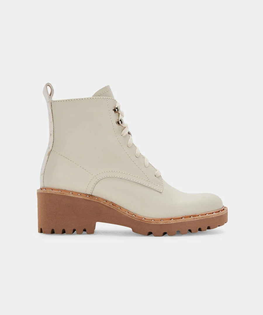 Recurate HINTO BOOTS IVORY LEATHER Re:vita