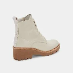Recurate HINTO BOOTS IVORY LEATHER Re:vita