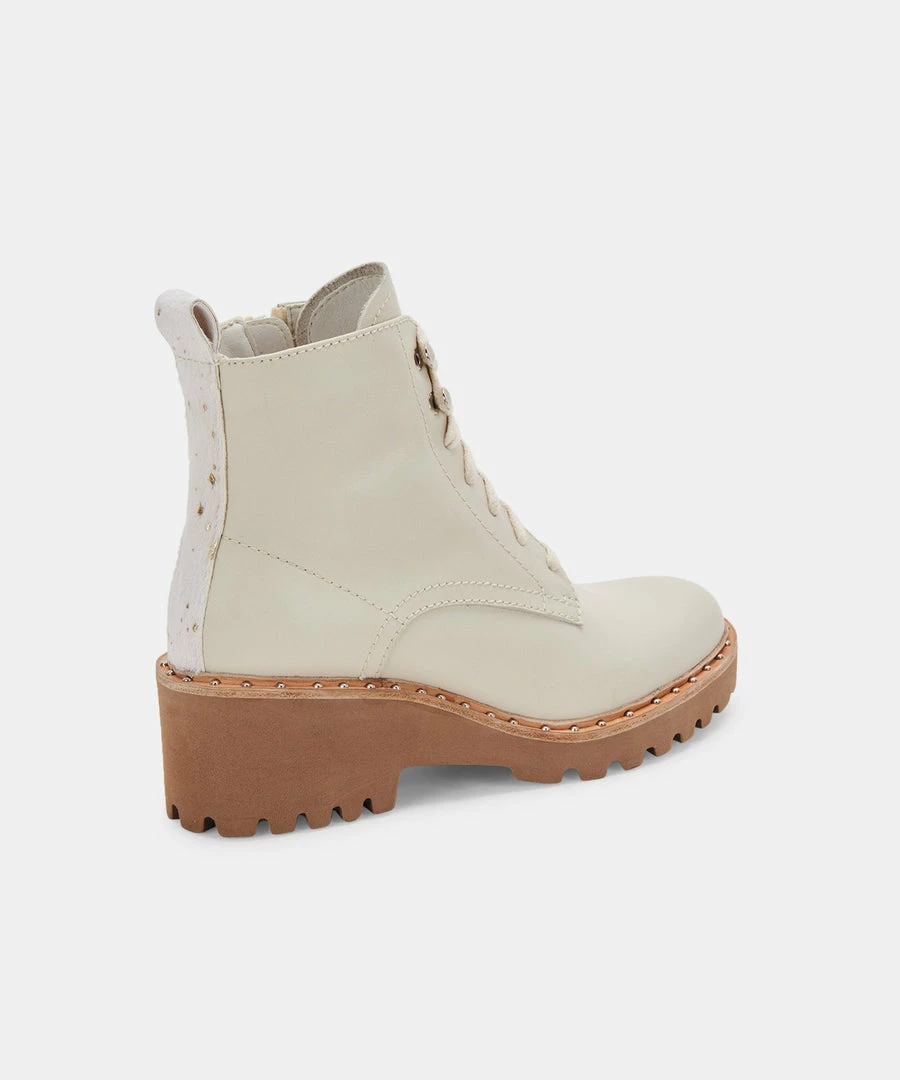 Recurate HINTO BOOTS IVORY LEATHER Re:vita