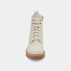 Recurate HINTO BOOTS IVORY LEATHER Re:vita