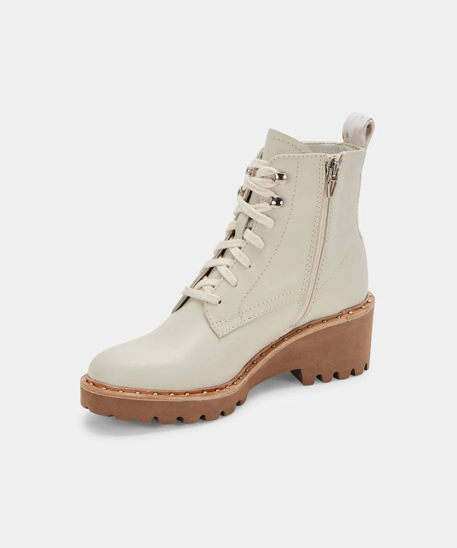 Recurate HINTO BOOTS IVORY LEATHER Re:vita