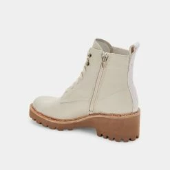 Recurate HINTO BOOTS IVORY LEATHER Re:vita