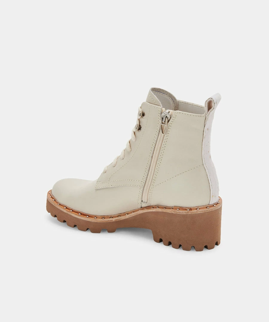 Recurate HINTO BOOTS IVORY LEATHER Re:vita