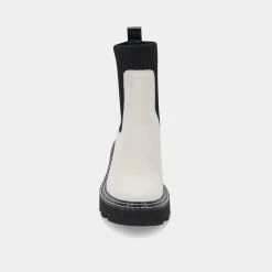 DOLCEVITA HOVEN BOOTS IVORY MULTI LEATHER
