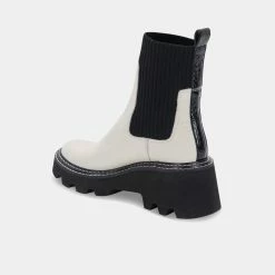 DOLCEVITA HOVEN BOOTS IVORY MULTI LEATHER