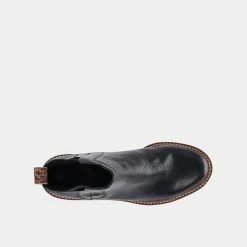 Recurate HUEY H2O BOOTS BLACK LEATHER Re:vita RESALE