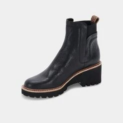 DOLCEVITA HUEY H2O BOOTS BLACK LEATHER