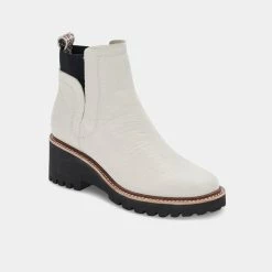 DOLCEVITA HUEY H2O BOOTS IVORY LEATHER