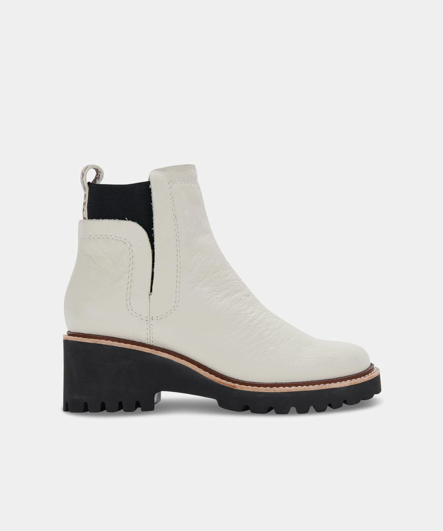 DOLCEVITA HUEY H2O BOOTS IVORY LEATHER