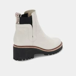 DOLCEVITA HUEY H2O BOOTS IVORY LEATHER