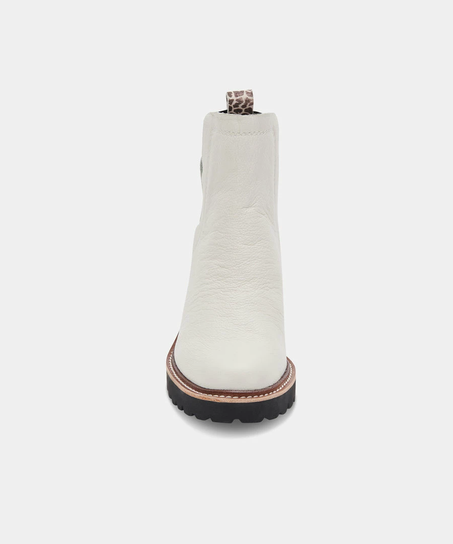 DOLCEVITA HUEY H2O BOOTS IVORY LEATHER