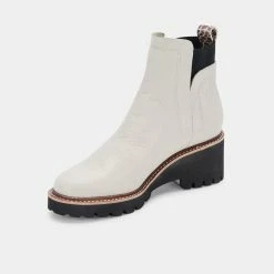 DOLCEVITA HUEY H2O BOOTS IVORY LEATHER