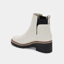 DOLCEVITA HUEY H2O BOOTS IVORY LEATHER