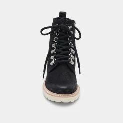 DOLCEVITA HUEY HIKER BOOTS BLACK NUBUCK