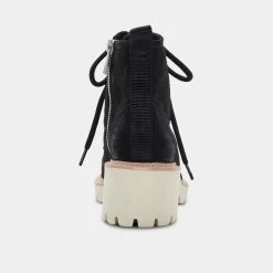 Recurate RESALE HUEY HIKER BOOTS BLACK NUBUCK - Re:vita