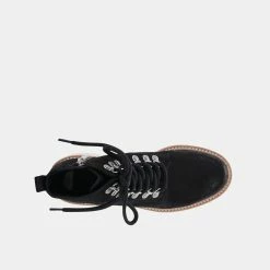 DOLCEVITA HUEY HIKER BOOTS BLACK NUBUCK