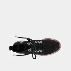 Recurate RESALE HUEY HIKER BOOTS BLACK NUBUCK - Re:vita