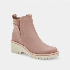 DOLCEVITA HUEY BOOTIES MOCHA CANVAS