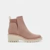 DOLCEVITA HUEY BOOTIES MOCHA CANVAS