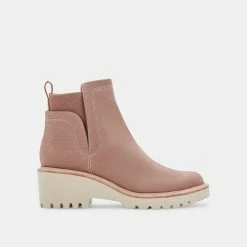 DOLCEVITA HUEY BOOTIES MOCHA CANVAS