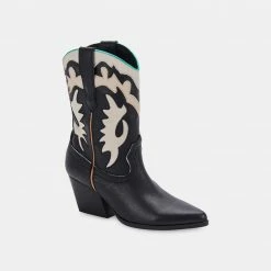 DOLCEVITA BOOTIES LANDEN BOOTS BLACK LEATHER