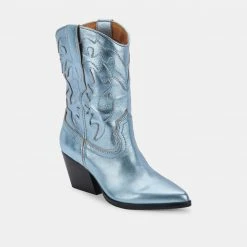 DOLCEVITA LANDEN BOOTS ELECTRIC BLUE LEATHER