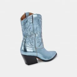 DOLCEVITA LANDEN BOOTS ELECTRIC BLUE LEATHER