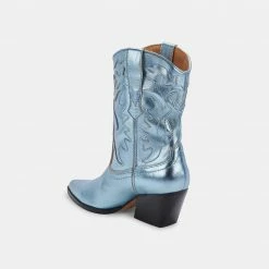 DOLCEVITA LANDEN BOOTS ELECTRIC BLUE LEATHER