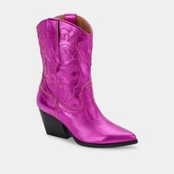 DOLCEVITA LANDEN BOOTS ELECTRIC PINK LEATHER